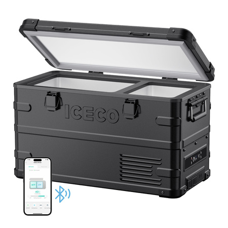 Lodówka kompresorowa ICECO APL35 35 l 12/24 V Dual Zone – czarna