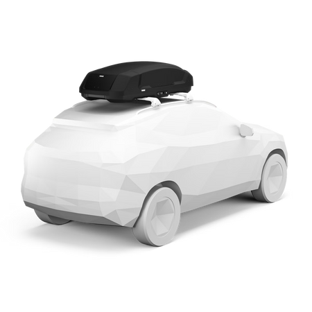 Box dachowy Thule Force 3 M – czarny matowy