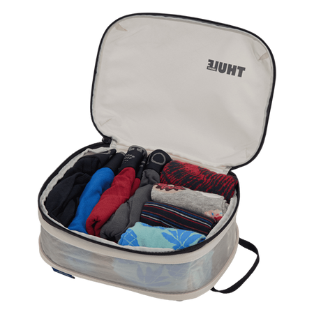 Półprzezroczysty pokrowiec Thule Compression Packing Cube – biały, mały