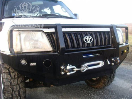 Zderzak przedni z bullbarem do wersji bez plastikowych poszerzeń nadkoli Fabryka4X4 – Toyota Land Cruiser J95