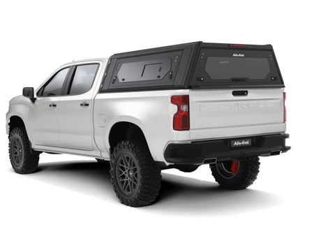 Hardtop Alu-Cab Contour – Chevrolet Silverado / GMC Sierra 1500 2019+ Short Bed, z oknami bocznymi