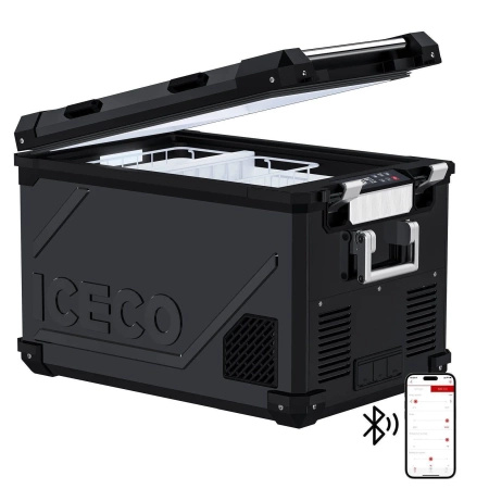 Lodówka kompresorowa ICECO APL55 55 l 12/24 V Dual Zone – czarna