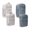 Zestaw organizerów bagażowych Thule Packing Cube Family – 4 szt. – kolor szary / biały