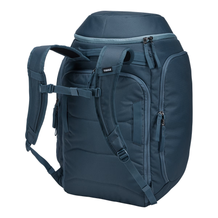 Plecak na buty narciarskie i snowboardowe Thule RoundTrip Boot Backpack 60 l – szaroniebieski ciemny łupek