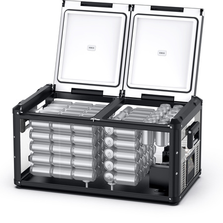 Lodówka kompresorowa ICECO VL90PROD 90 l 12/24 V Dual Zone – czarna