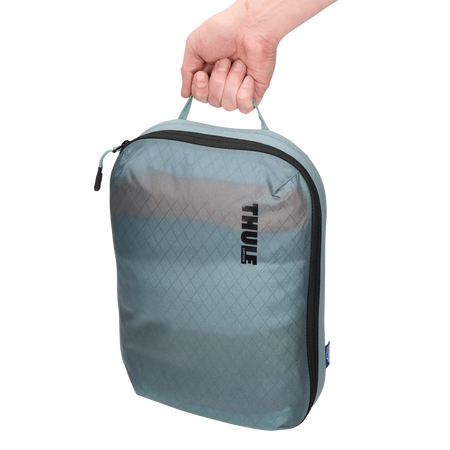 Półprzezroczysty pokrowiec Thule Compression Packing Cube – szary staw, średni