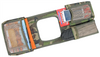 Organizer na tunel środkowy Camp Cover Gear Saddle — Standard — wzór maskujący
