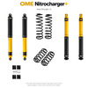 Zestaw zawieszenia OME Nitrocharger+ – Jeep Wrangler JL 4-drzwiowy 3.6 V6, 50 mm, lekki przód, stałe 150 kg z tyłu, mocniejsze tłumienie tyłu