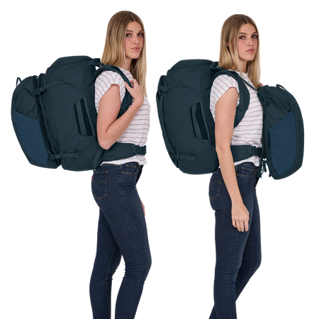 Damski plecak podróżny Thule Landmark 60 l – granatowy Darkest Blue