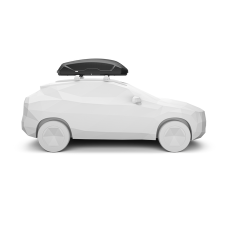 Box dachowy Thule Pulse 2 M 400 l – czarny matowy