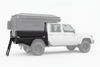 AluBlack Platforma ładunkowa ze skrzyniami do przechowywania do Toyota Land Cruiser 79 z podwójną kabiną, zestaw do Alu-Cab ModCAP