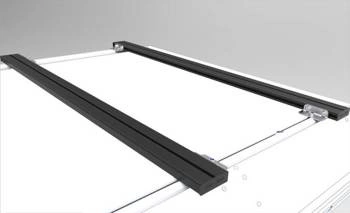 Belki nośne Alu-Cab 1250 mm – czarne, 2 szt., bez stóp