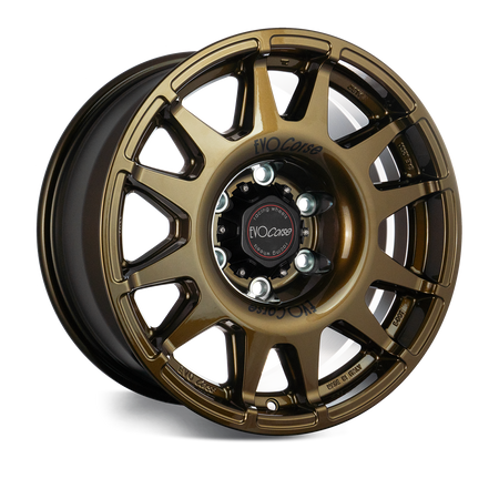 Felga aluminiowa Evo Corse DakarSuperZero 8.5x17" do off-roadu i rajdów terenowych - brązowa z połyskiem - Toyota
