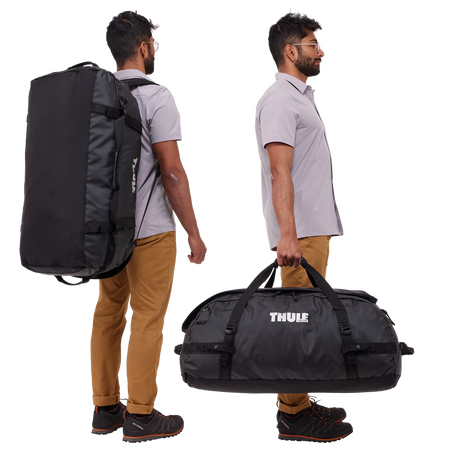 Torba podróżna Thule Chasm 90 l typu 2 w 1 – torba / plecak – czarna