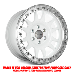 Felga aluminiowa Evo Corse Dakar BL Forged 9x17" do off-roadu i rajdów terenowych - biała - Toyota