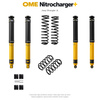 Zestaw zawieszenia OME Nitrocharger+ – Jeep Wrangler JL 4-drzwiowy 3.6 V6, 50 mm, przód z cięższym osprzętem, średnie obciążenie tyłu