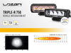 Zestaw lamp LED do grilla Lazer Lamps 2 × Triple-R 750 — Toyota Hilux Revo (Com., Invincible) 2021+