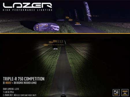 Soczewka rozpraszająca Lazer Lamps Triple-R Gen2 — przezroczysta, 30°