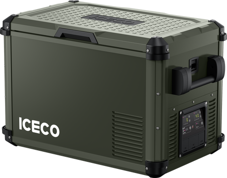 Lodówka kompresorowa ICECO VL45PROD 45 l 12/24 V Dual Zone – oliwkowa