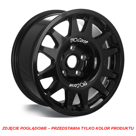 Felga aluminiowa Evo Corse DakarZero 8x17" do off-roadu i rajdów terenowych - czarna z połyskiem - Toyota