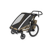 Przyczepka rowerowa dla dziecka Thule Chariot Cross 2 Double – khaki