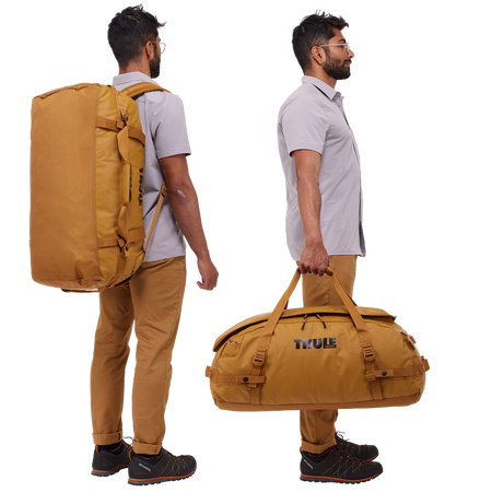 Torba podróżna Thule Chasm 70 l typu 2 w 1 – torba / plecak – złota
