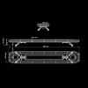 Belka ostrzegawcza Strands Skylord EXP 900 mm