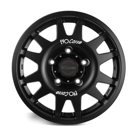Felga aluminiowa Evo Corse DakarZero 8x17" do off-roadu i rajdów terenowych - czarna matowa - Toyota