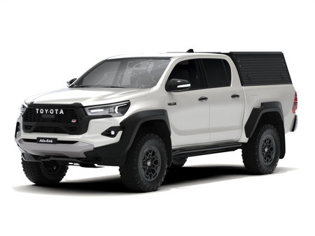 Zabudowa Alu-Cab Hardtop "Guard" Toyota Hilux Revo (2016+) Double Cab z ryflowaną blachą