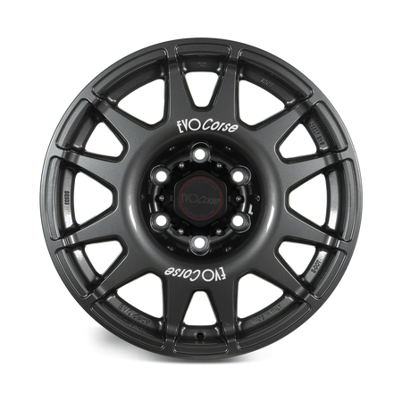 Felga aluminiowa Evo Corse DakarSuperZero 8.5x17" do off-roadu i rajdów terenowych - antracytowa - Toyota