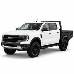 AluBlack Platforma ładunkowa z opuszczanymi burtami do Ford Ranger 2023+ z podwójną kabiną