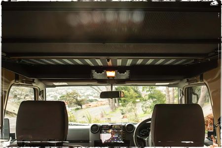 Dach otwierany Alu-Cab "Hercules G2" do Toyota Land Cruiser 75 & 78 - biały