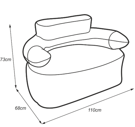 Fotel dmuchany Yolco GS1P
