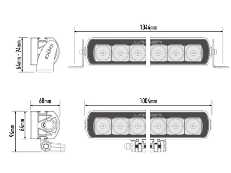 Listwa świetlna LED Lazer Lamps T24 Evolution