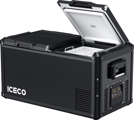 Lodówka kompresorowa ICECO VL75PROD 75 l 12/24 V Dual Zone – czarna