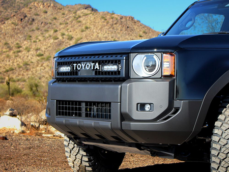 Zestaw lamp LED do grilla Lazer Lamps 2 × ST4 — Toyota Land Cruiser 250 (2024+)