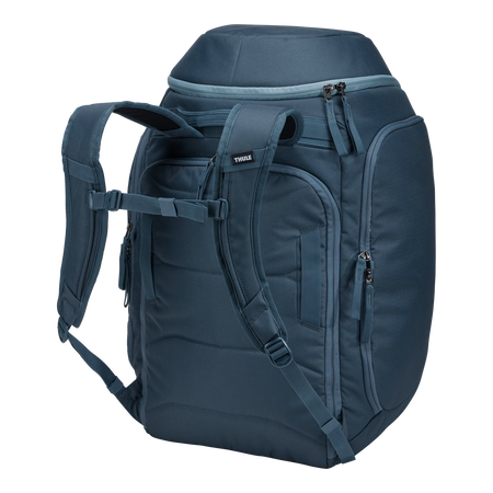 Plecak na buty narciarskie i snowboardowe Thule RoundTrip Boot Backpack 60L - szaroniebieski ciemny łupek