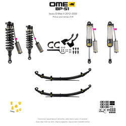 Zestaw zawieszenia OME BP-51 – Isuzu D-Max II 2012–2020, 30 mm, stałe 600 kg z tyłu, regulowane tłumienie, pickup poza LS-M
