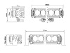 Zestaw lamp LED do grilla Lazer Lamps 2 × Triple-R 750 — Toyota Hilux Revo (Com., Invincible) 2021+