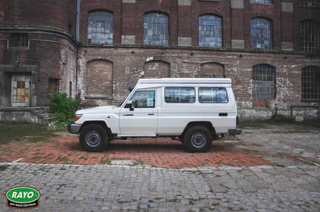 Dach otwierany Alu-Cab "Hercules G2" do Toyota Land Cruiser 75 & 78 - biały