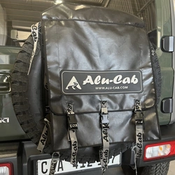 Torba na koło zapasowe Alu-Cab Small – czarna, wodoodporna, do opon do 28”