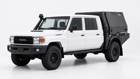 AluBlack Platforma ładunkowa z zabudową 3/4 do Toyota Land Cruiser 79 z podwójną kabiną