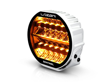 Okrągła lampa LED Lazer Lamps Sentinel 9″ Highline Gen2 — biała