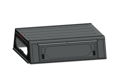 Hardtop Alu-Cab Contour – Ford Ranger Next Gen 2022+ Extra Cab, bez okien bocznych