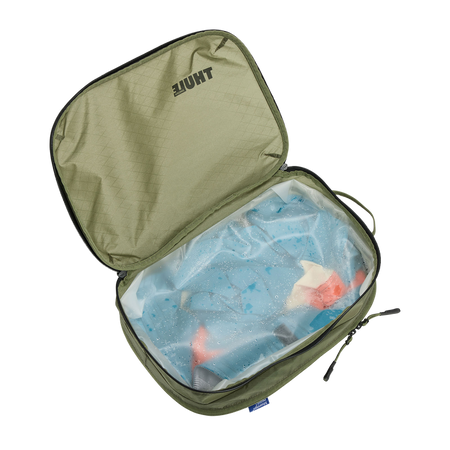 Organizer na czystą i brudną odzież Thule Clean/Dirty Packing Cube – kolor jasnozielony Soft Green