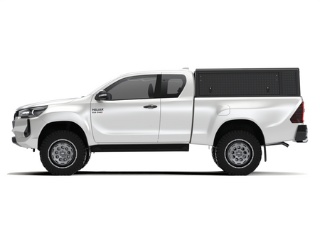 Hardtop Alu-Cab Guard – Toyota Hilux Revo 2016–2025 Extra Cab, blacha ryflowana