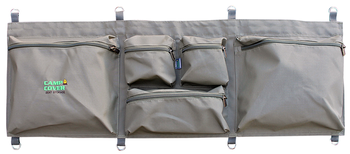 Organizer na oparcie siedzenia Camp Cover Seat Storage — Double — kolor khaki