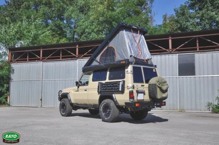 Dach otwierany Alu-Cab "Hercules G2" do Toyota Land Cruiser 75 & 78 - czarny