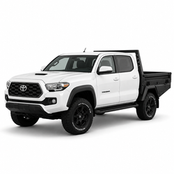 AluBlack Platforma ładunkowa z opuszczanymi burtami do Toyota Tacoma 2024+ (4. generacja) z podwójną kabiną
