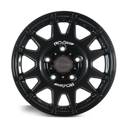 Felga aluminiowa Evo Corse DakarSuperZero 8.5x17" do off-roadu i rajdów terenowych - czarna z połyskiem - Toyota